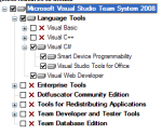 VisualStudioTeamSystem2008NoCrystalReports.PNG